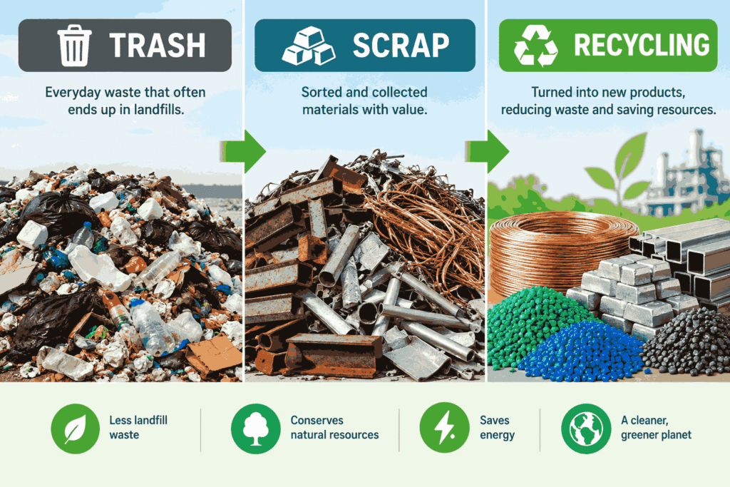 Scrap Is Raw Material Waiting for a New Life